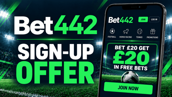 Bet442’s Current Sign-Up Offer: Bet £20 Get £20 in Free Bets