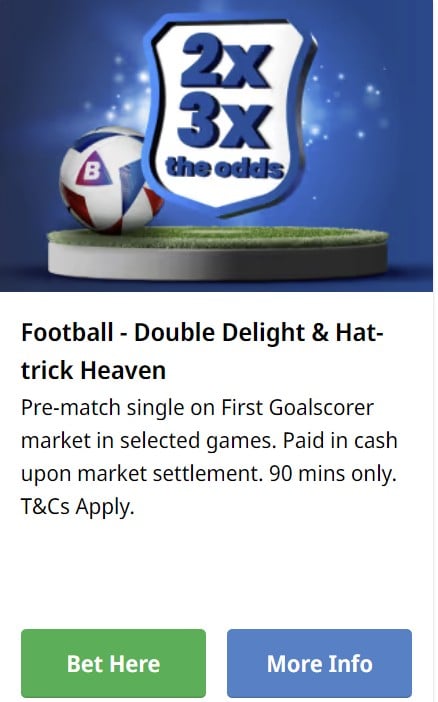 Betfred double delight hat-trick heaven