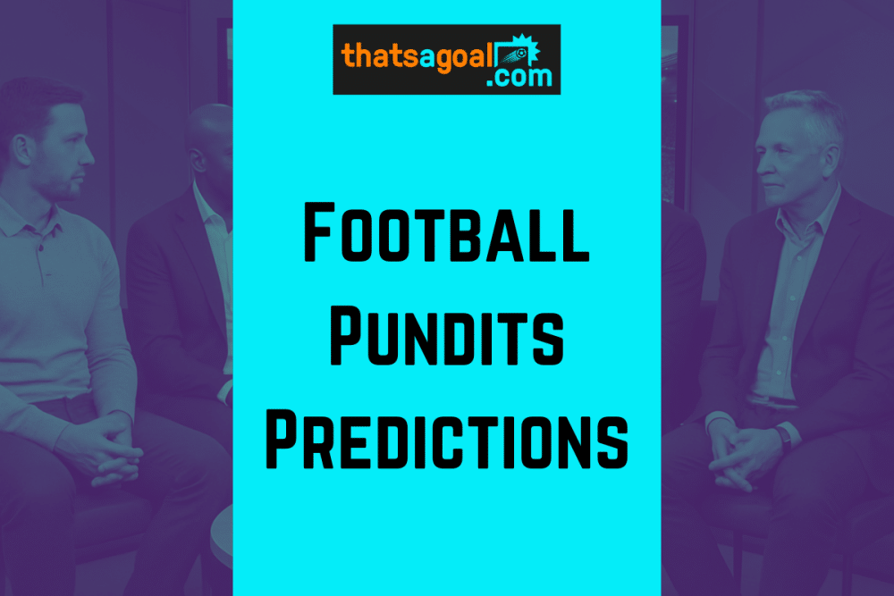 Football pundits predictions