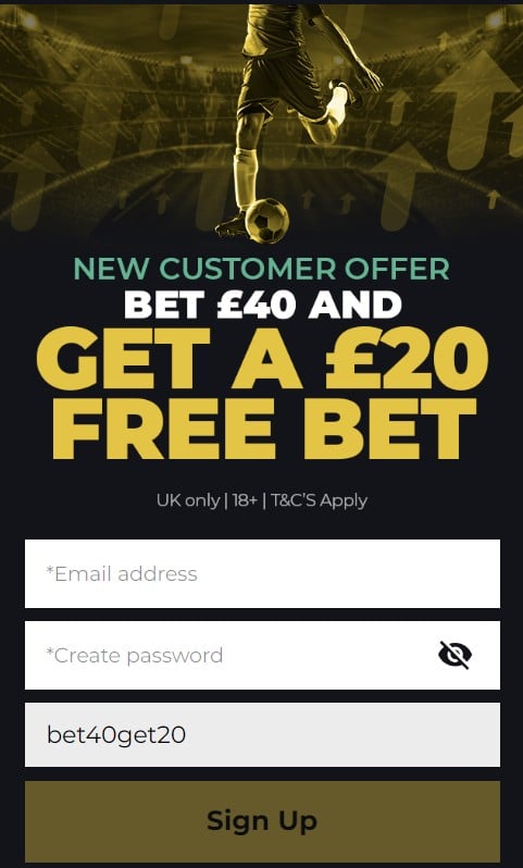 PricedUp sign-up offer