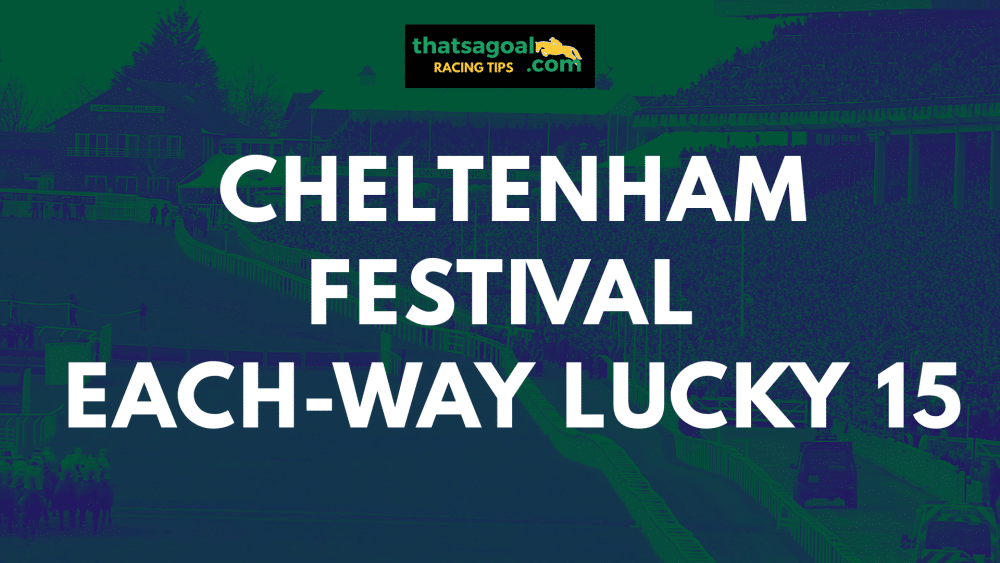Cheltenham Festival each-way lucky 15 tips