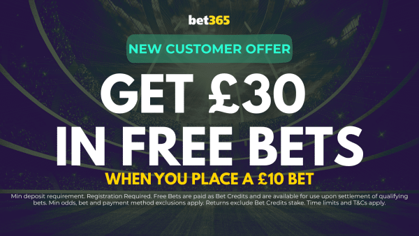 bet365 Sign-Up Offer – Bet £10 get £30 in Free Bets