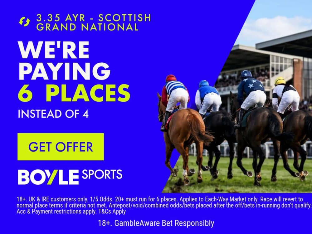 Boylesports 6 Places Scottish National
