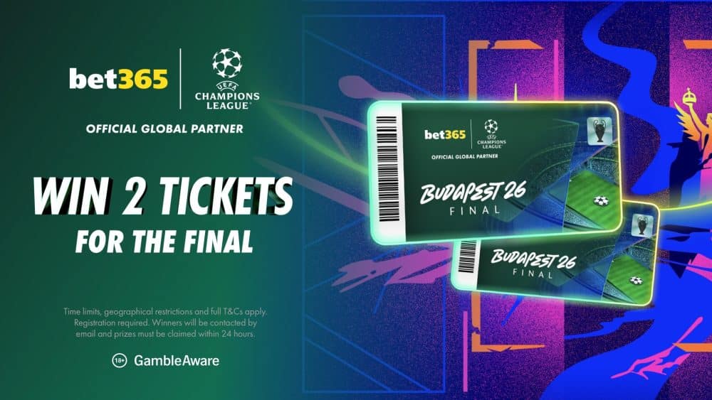 Champions League final tickets bet365
