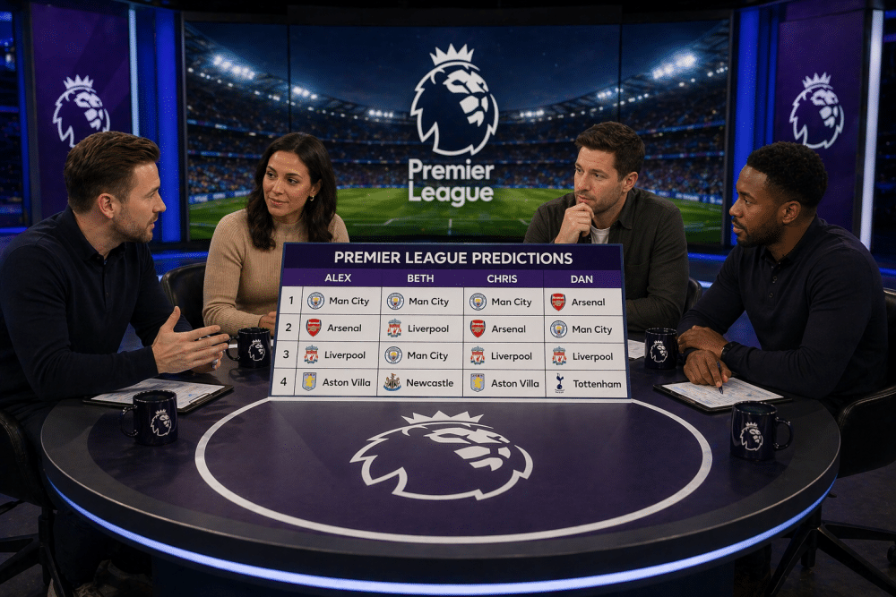 Football pundits predictions