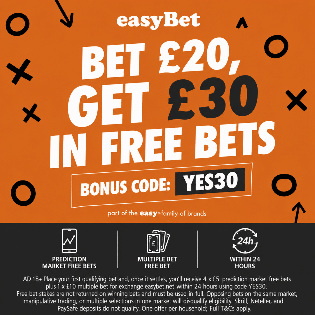 EasyBet predictions welcome offer