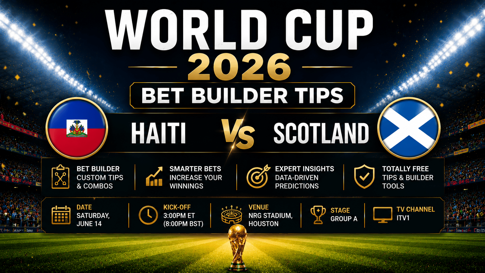 Haiti vs Scotland bet builder tips