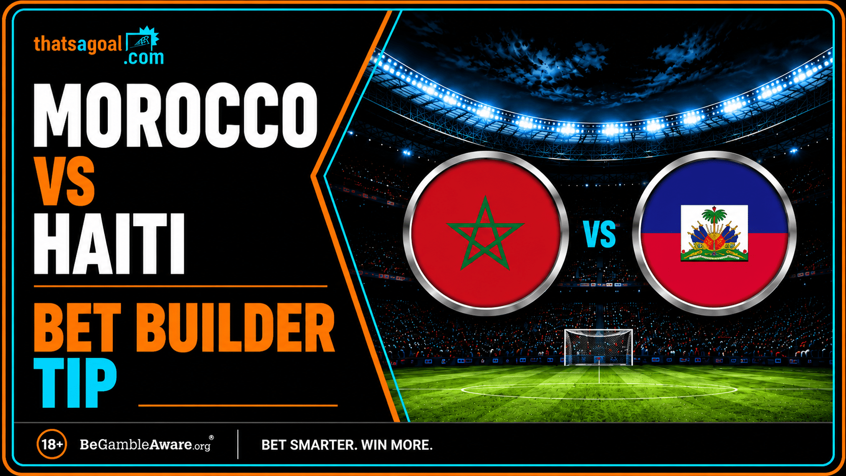 Morocco vs Haiti bet builder tip