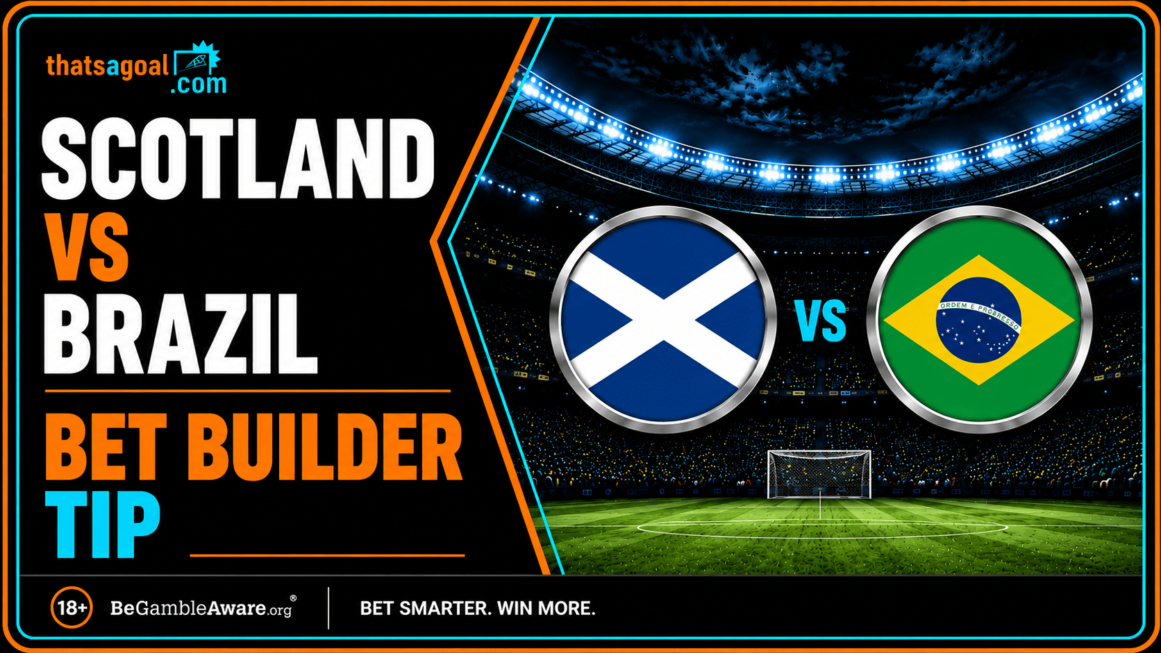 Scotland vs Brazil bet builder tip