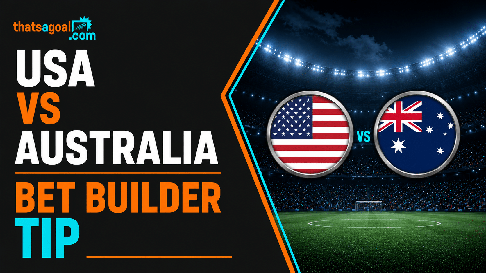 USA vs Australia bet builder tip