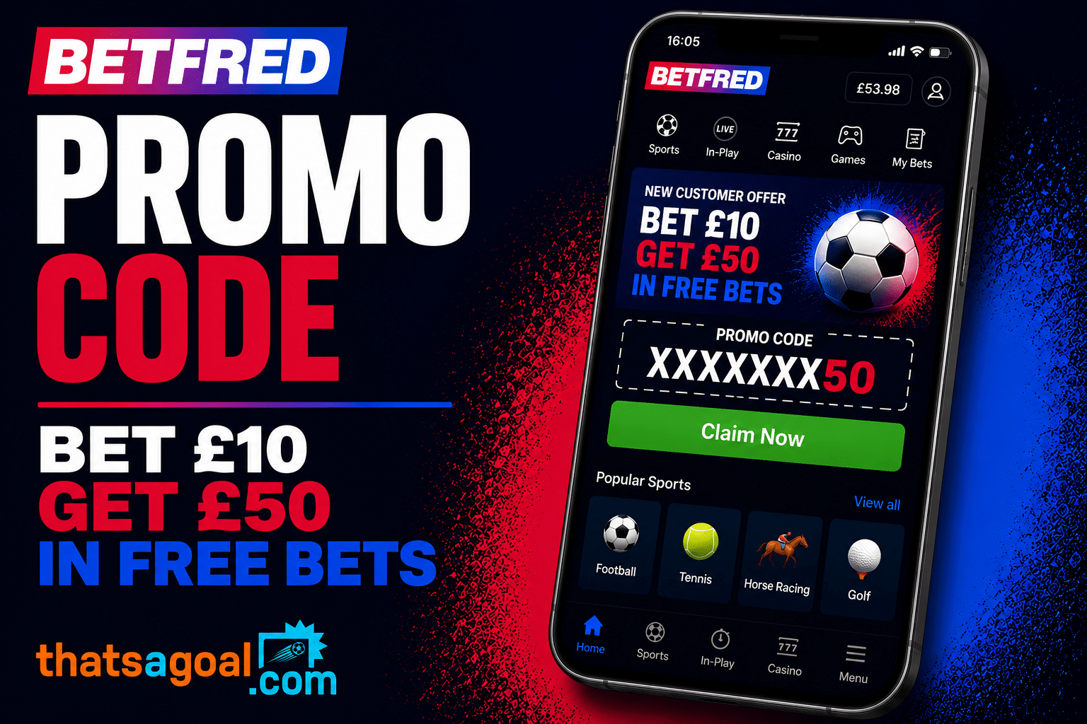 Betfred promo code