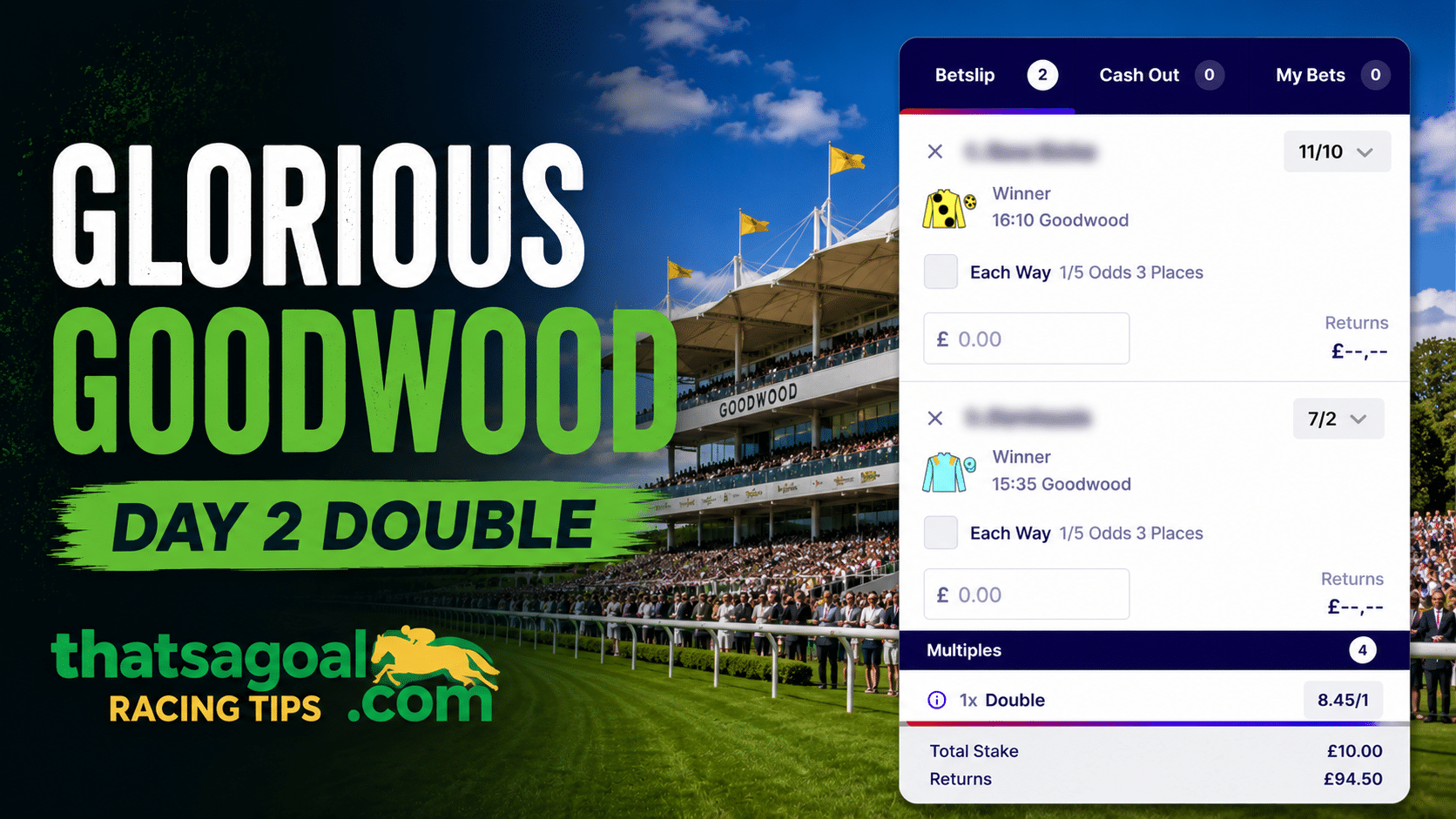 Glorious Goodwood Day 2 double