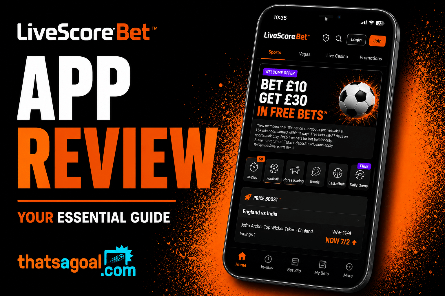 LiveScore Bet app review