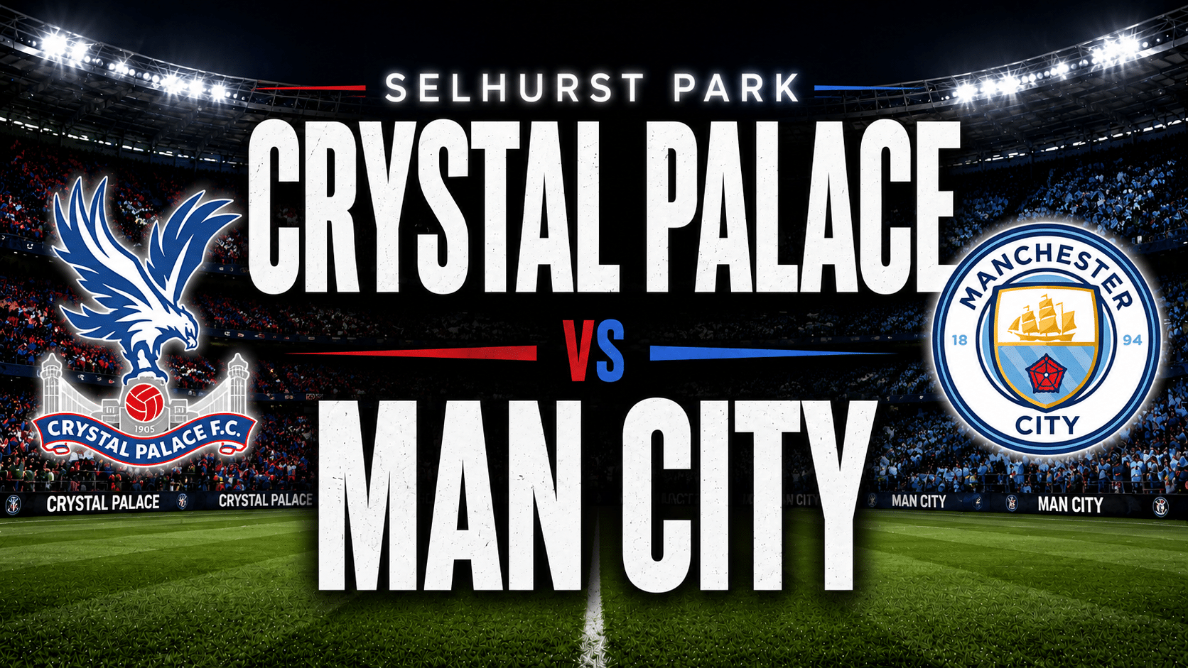 Crystal Palace vs Man City bet builder tips
