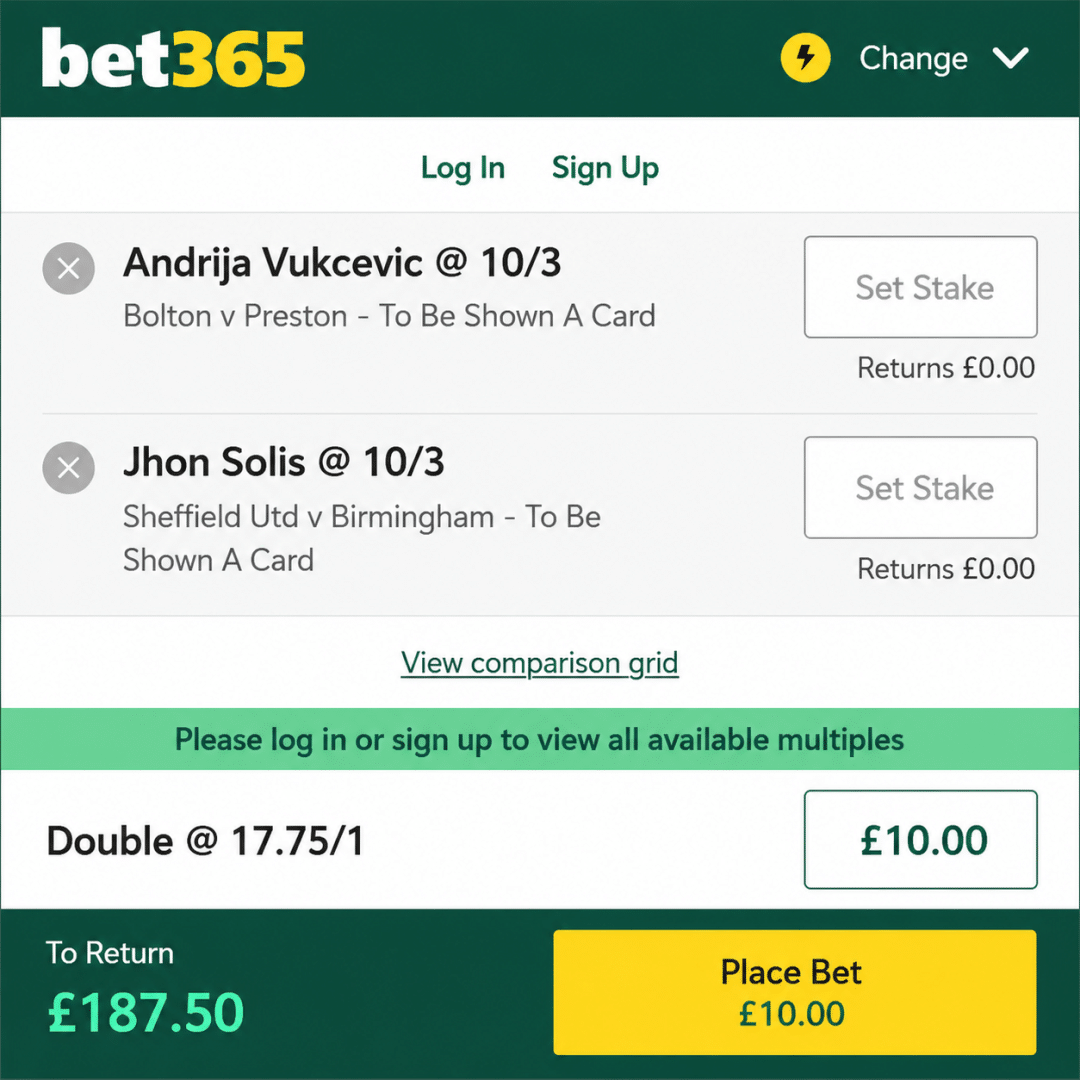 bet365 cards bet